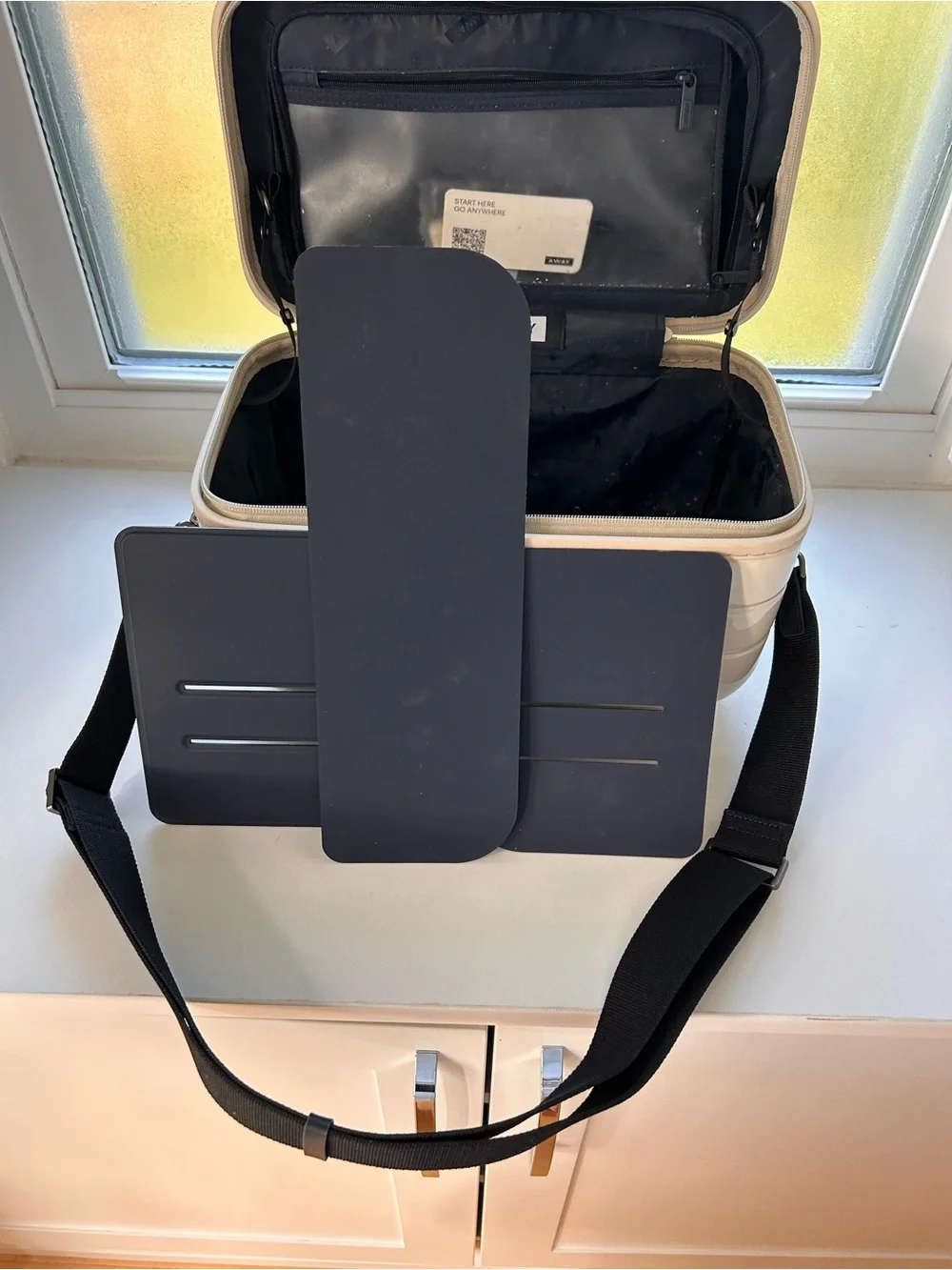 Away Train Case in Salt